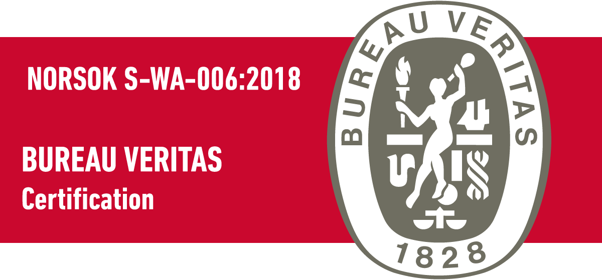 Certificado NORSOK S-WA-006:2020 Bureau Veritas